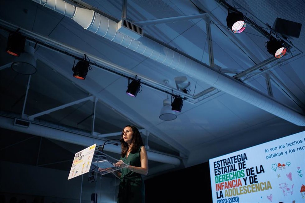 Archivo - La ministra de Derechos Sociales y Agenda 2030, Ione Belarra.