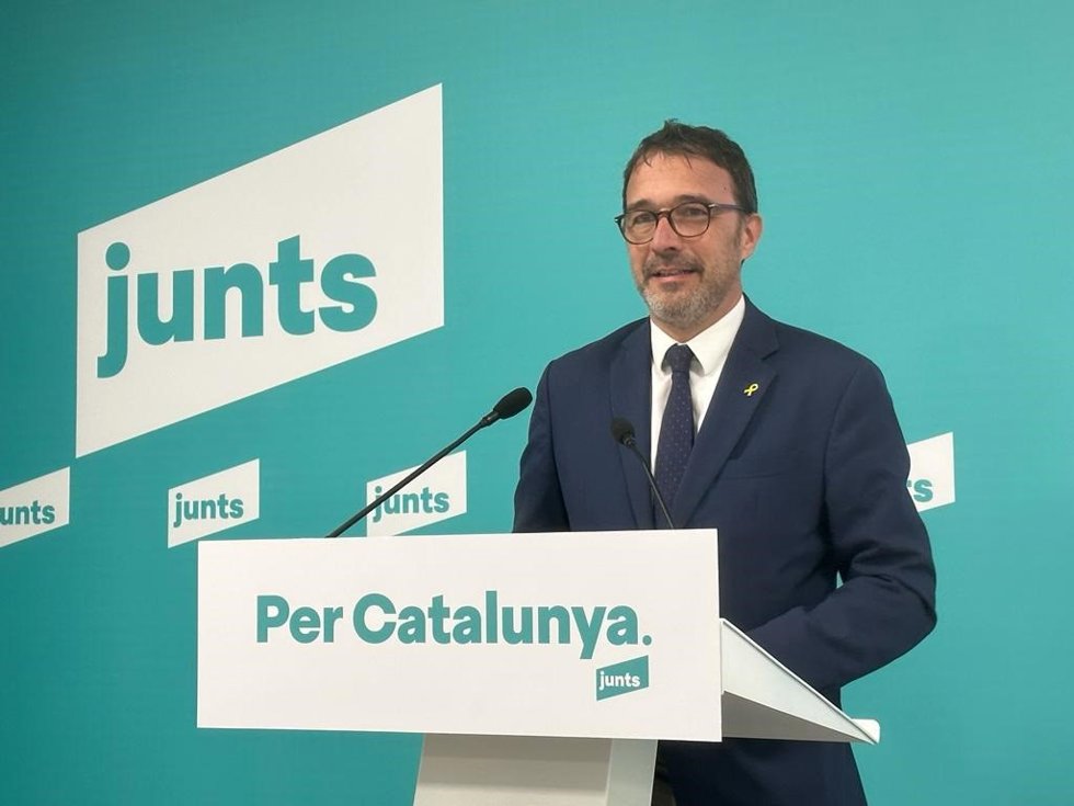El portavoz de Junts, Josep Rius
