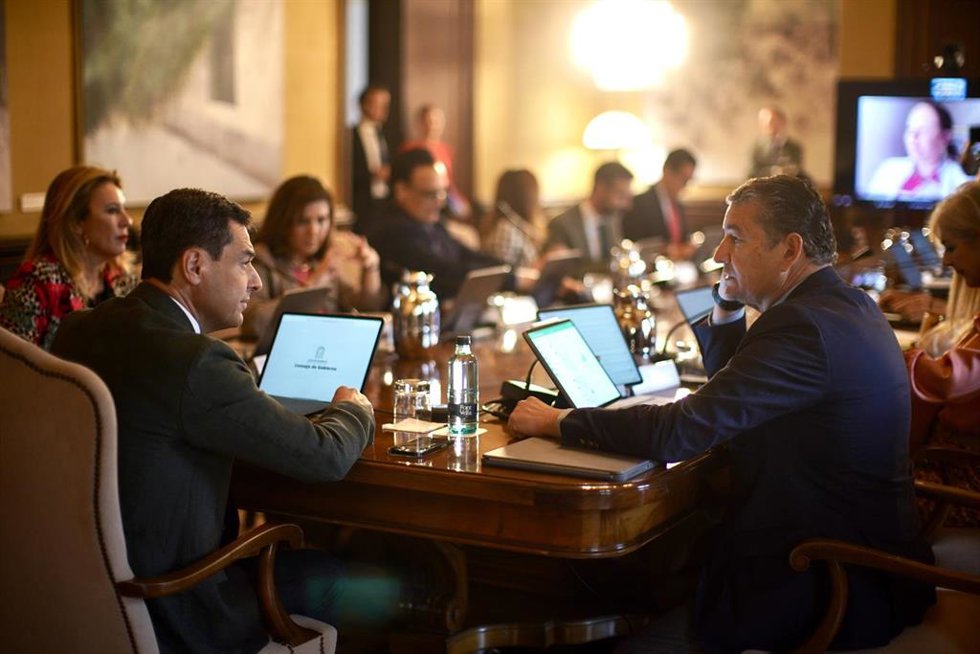 Archivo - Reunión del Consejo de Gobierno andaluz, archivo