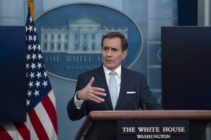 November 20, 2023, Washington, District of Columbia, USA: NSC Coordinator for Strategic Communications John Kirby participates in the daily briefing at the White House in Washington, DC, November 20, 2023