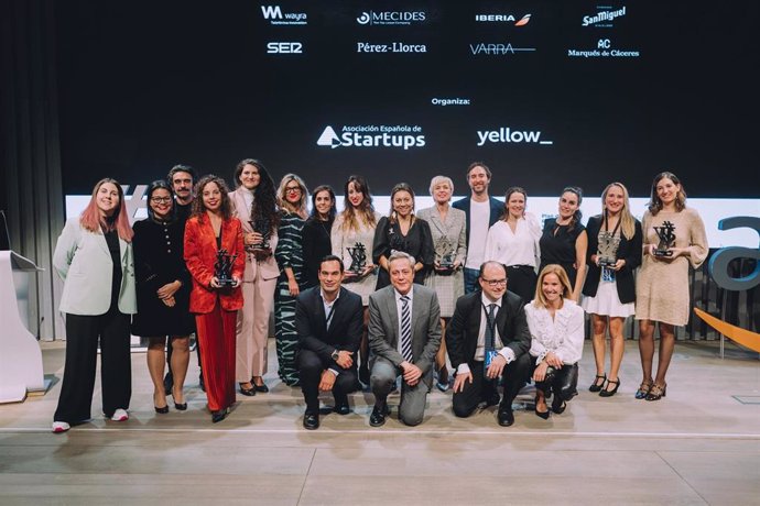 Archivo - La secretaria de Estado de Digitalización e IA recibe el Premio de Honor de la asociación de Startups