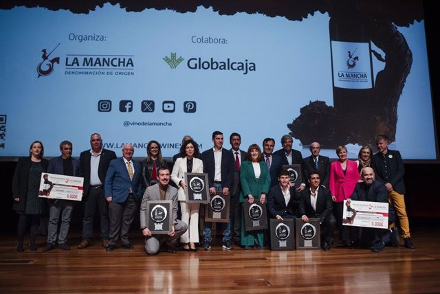 Premiados en la gala de Premios Solidarios de la DO La Mancha 2023