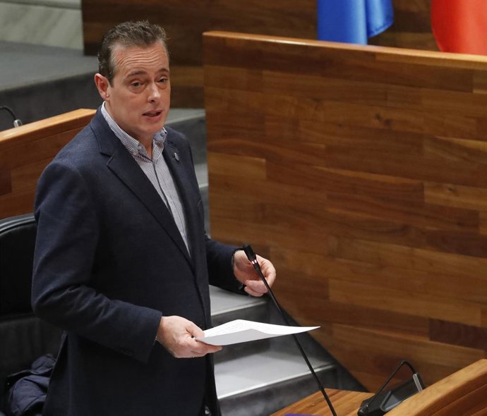 Marcelino Marcos Líndez en el Pleno de la Junta.