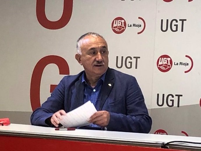 Archivo - El secretari general de la UGT, Pepe Álvarez