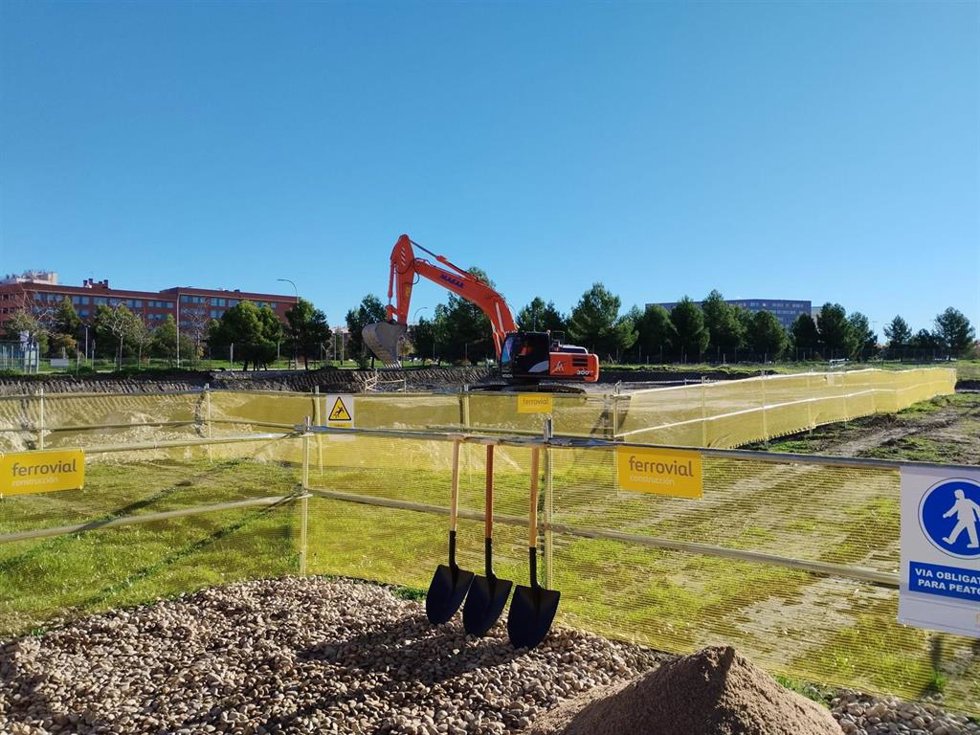Parcel del nuevo centro cultural con biblioteca en el Ensanche de Vallecas
