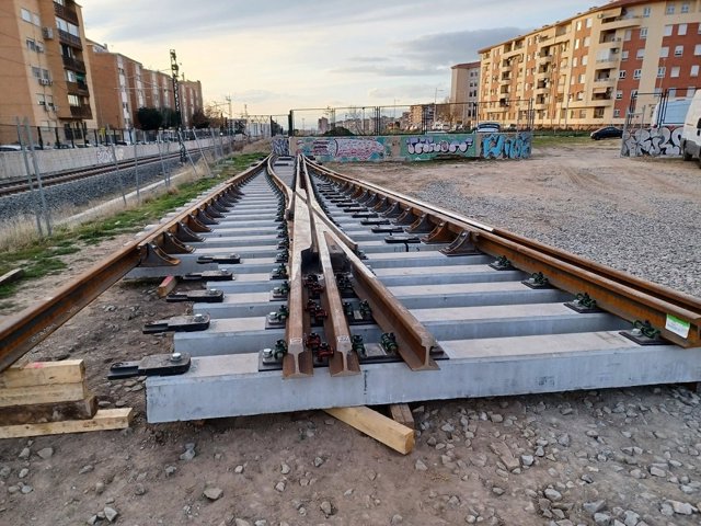 Archivo - Vías ferroviarias.