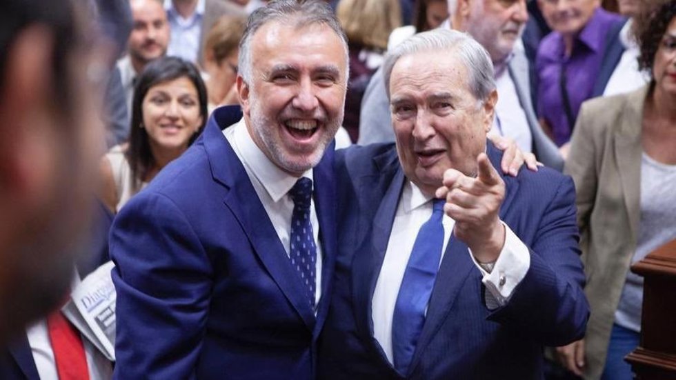 Ángel Víctor Torres y Jerónimo Saavedra en una imagen de archivo