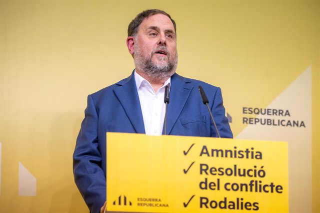 El líder d'ERC, Oriol Junqueras
