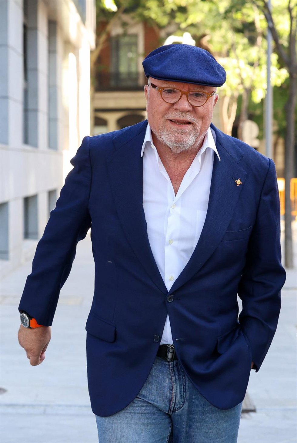 Archivo - El excomisario José Manuel Villarejo a su llegada a una vista a la Audiencia Nacional, a 31 de julio de 2023, en Madrid (España). La Audiencia Nacional (AN) celebra la vista solicitada por la Fiscalía Anticorrupción para valorar la entrada en 