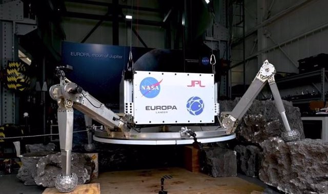 Prototipo de aterrizador de la NASA para la luna Europa