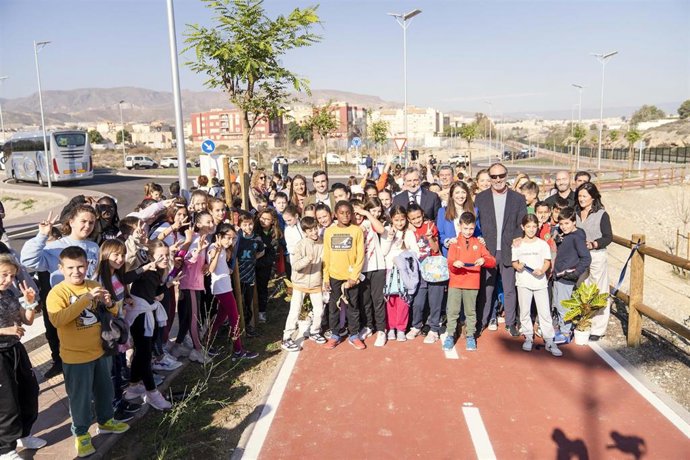 Inauguración del carril bici entre Huércal y Almería.