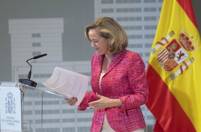 La nueva vicepresidenta primera y ministra de Asuntos Económicos, Nadia Calviño