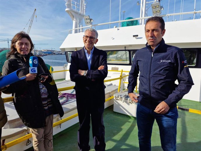 Javier Touza y Alfonso Villares este martes en Vigo.