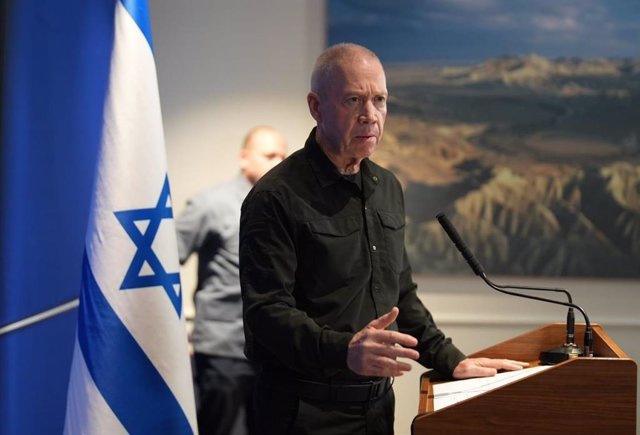 El ministro de Defensa de Israel, Yoav Gallant.