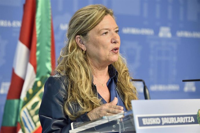 La consejera de Salud, Gotzone Sagardui