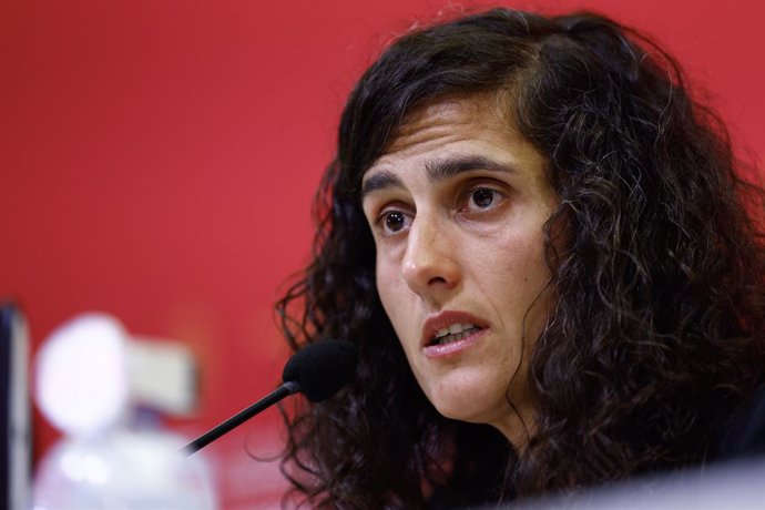 Archivo - Montse Tome, head coach of Spain Women Team, attends her press conference after the announcement of the squad list for the Spain Women Team matches for the UEFA Nations League celebrated at Ciudad del Futbol in on October 18, 2023, in Las Roza