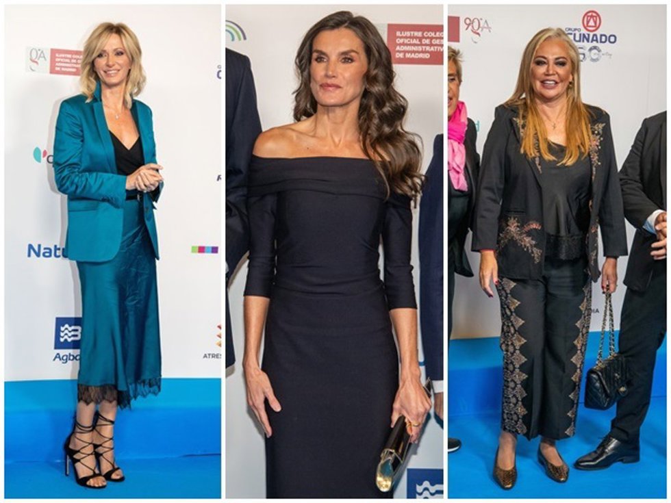 Numerosos rostros conocidos se han dado cita en el 25 aniversario del diario 'La Razón', presidido por los Reyes Felipe y Letizia