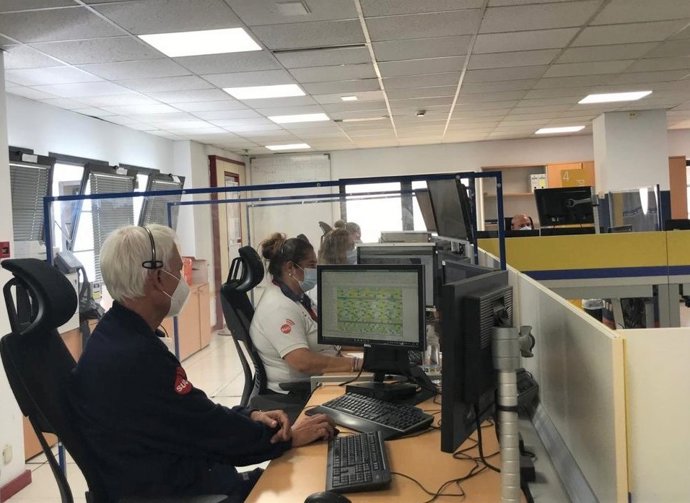 Archivo - Sala de Coordinación del 112 Canarias