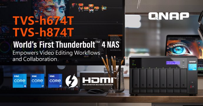 QNAP Thunderbolt 4 NAS - Unparalleled performance, reliability, and versatility in data management to revolutionize the way creative professionals work with their media projects