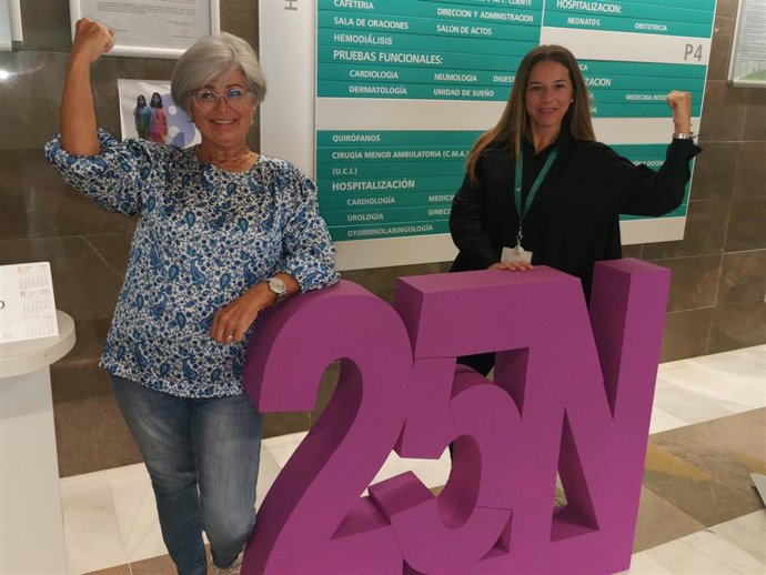 El Hospital Costa del Sol de Marbella conmemora el 25N con un programa sobre violencia machista en la adolescencia.