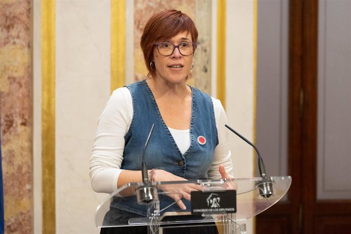 La secretaria general de Més, portavoz adjunta de Sumar en el Congreso y coportavoz de Compromís, gueda Micó