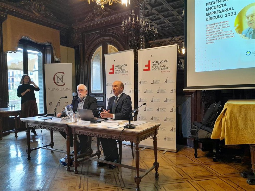 Imagen de la presentación de la Encuesta Empresarial Círculo 2023