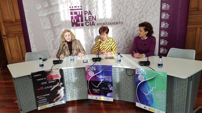 Presentación de los actos conmemorativos del 25N en Palencia.