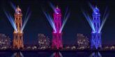 Foto: El Puerto de Barcelona estrena un espectáculo de luz y música en la torre de Jaume I para Navidad