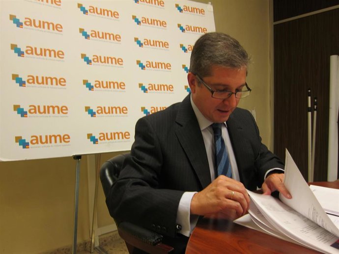Archivo - El exsecretario general de AUME, Mariano Casado.