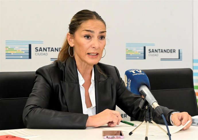 La concejala de Servicios Sociales, Familia, Salud, Autonomía Personal e Igualdad de Santander, Zulema Gancedo