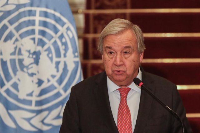 Archivo - El secretario general de la ONU, António Guterres. 