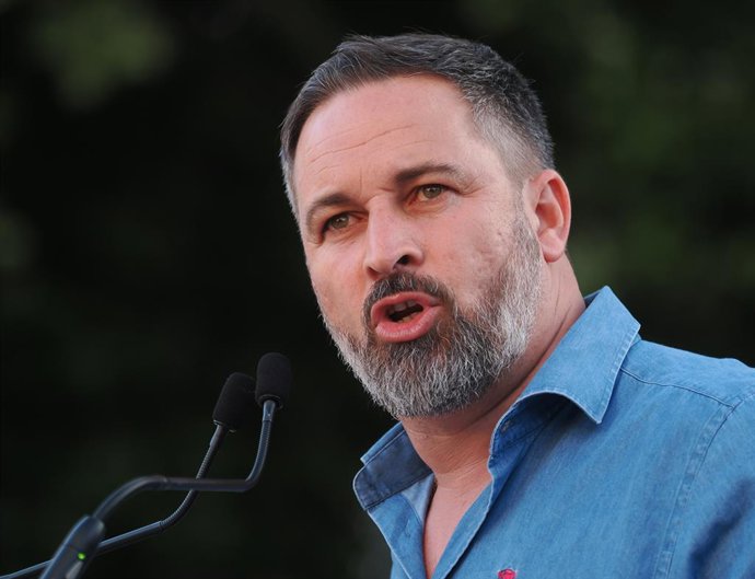 Archivo - El líder de Vox y candidato del partido a presidir el Gobierno, Santiago Abascal.