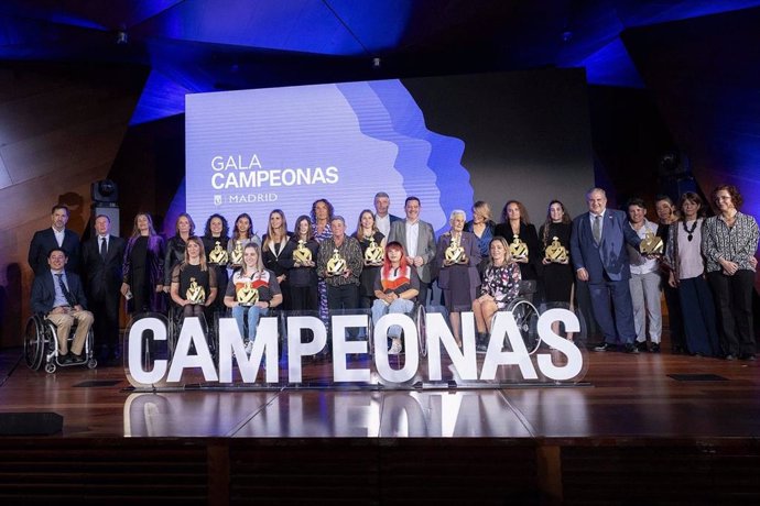 Madrid rinde homenaje a las mejores deportistas en la Gala Campeonas 2023
