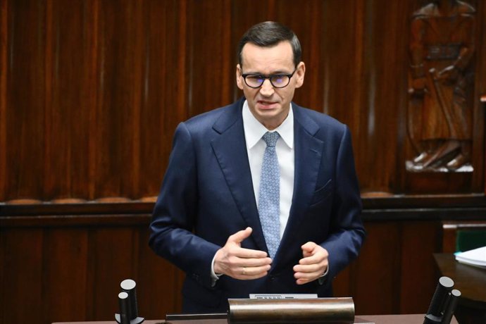 El primer ministro en funciones de Polonia, Mateusz Morawiecki