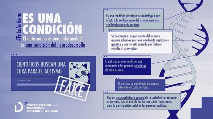 'Fake Autismo', Primera Campaña Del Centro Español De Autismo Para Luchar Contra La Desinformación