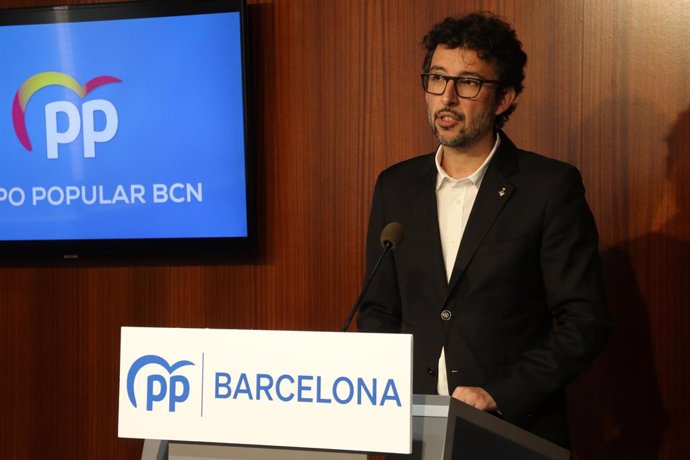 El portaveu del PP a l'Ajuntament de Barcelona, Juan Milián
