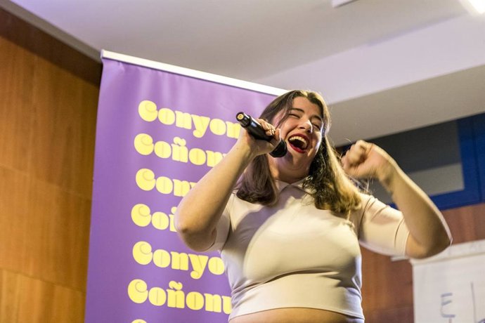 Nadin Din en el festival 'Coñonudo!'