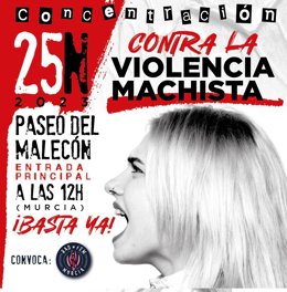 Cartel de la concentración de Radfem