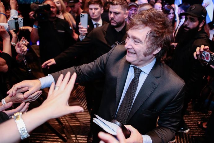 El presidente electo de Argentina, Javier Milei