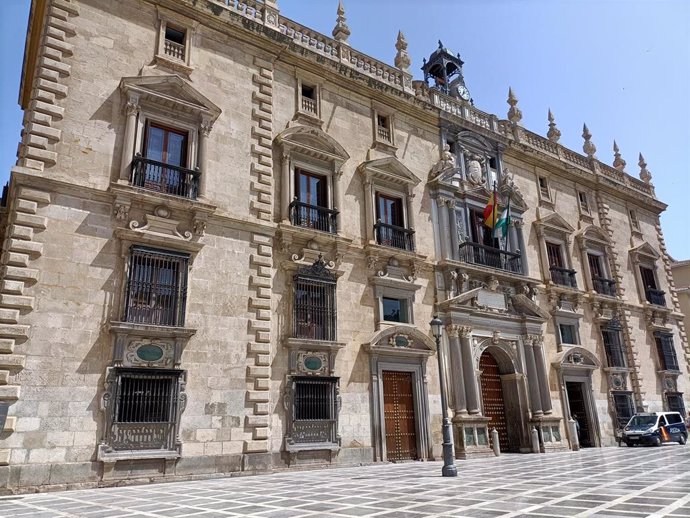 Archivo - Real Chancillería de Granada, sede del TSJA y de la Audiencia Provincial de Granada, en imagen de archivo