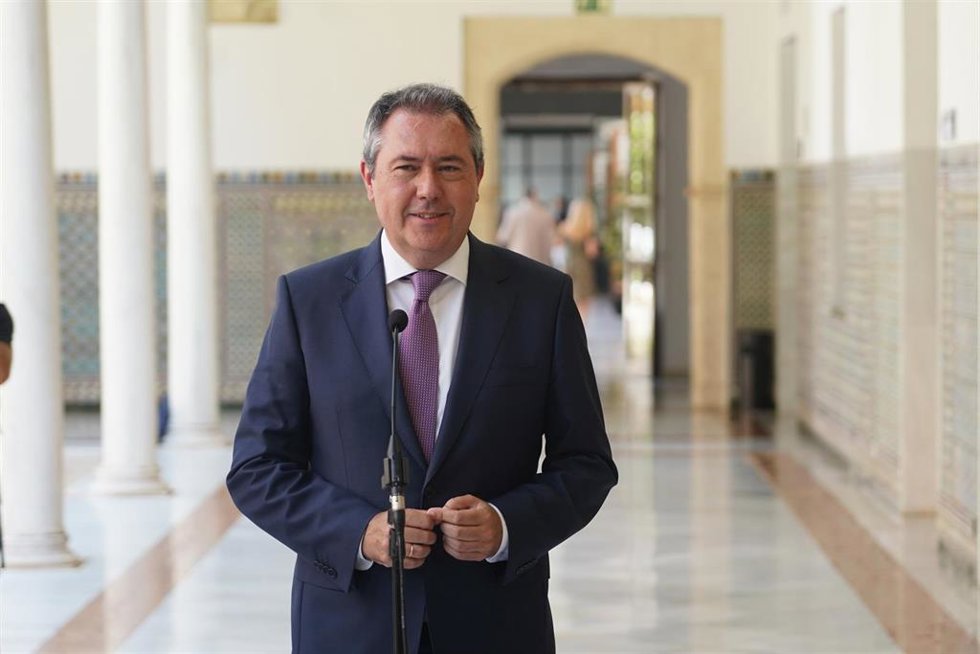 Archivo - El secretario general del PSOE-A, Juan Espadas, archivo