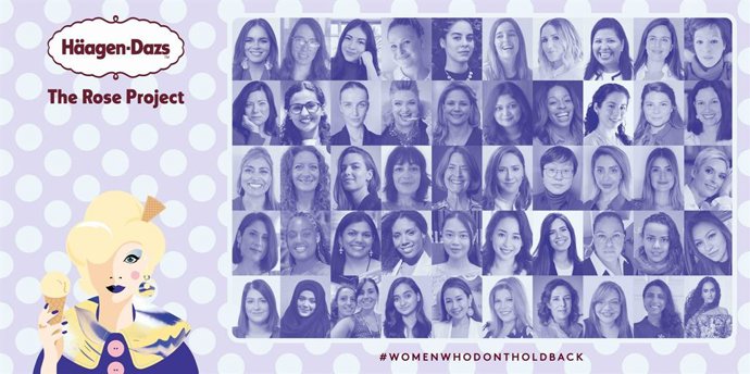 The Hagen-Dazs Rose Project announces Top 50 #WomenWhoDontHoldBack