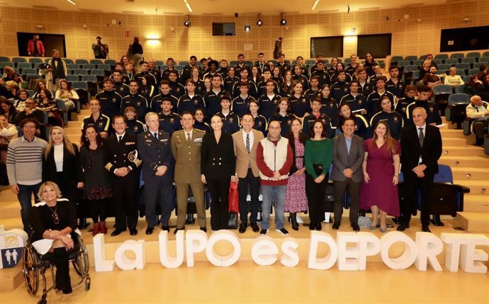Entrega de los Premios al Deporte de la UPO, en el Paraninfo.