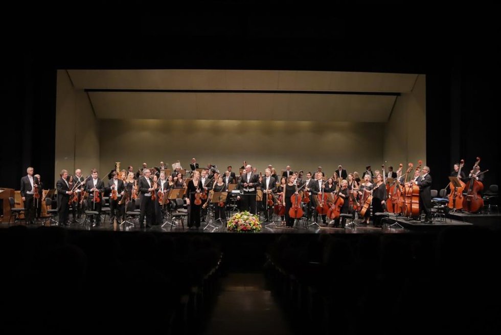 Integrantes de la ROSS durante un concierto, en una foto de archivo.