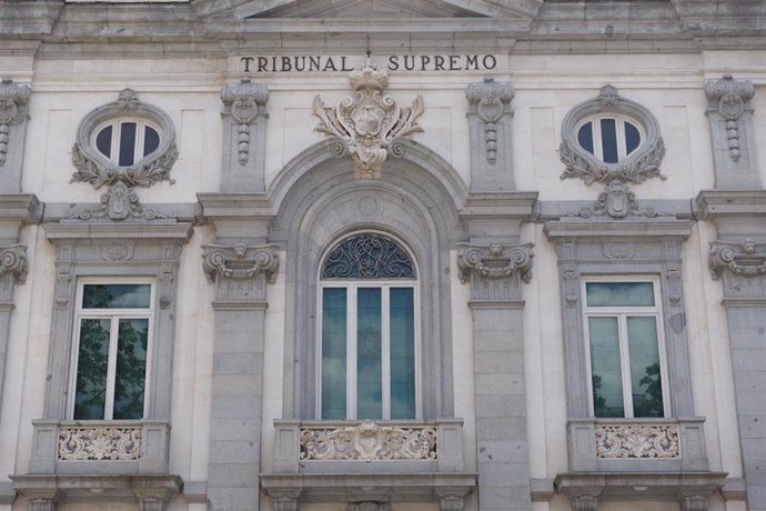 Archivo - Fachada del Tribunal Supremo