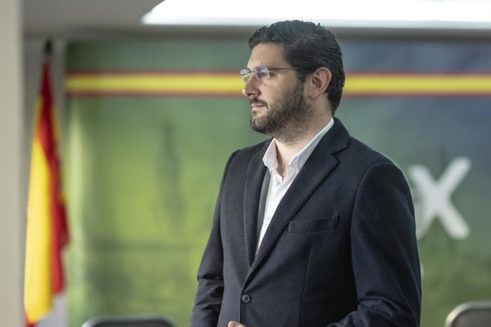 Archivo - El presidente de VOX Teruel, Alejandro Nolasco