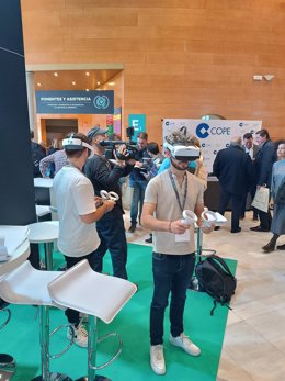 Empleo presenta en el Congreso de Inteligencia Artificial las gafas de realidad virtual