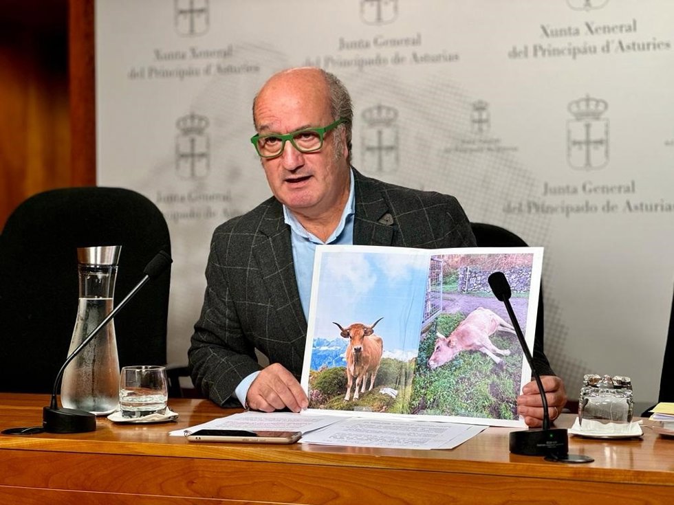 Luis Venta en rueda de prensa.