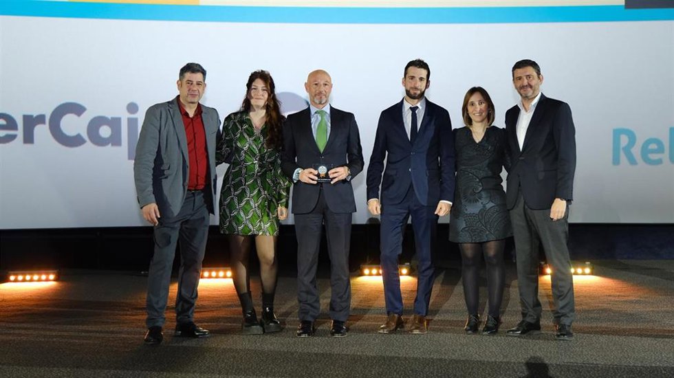 Gala de Premios a la Excelencia en la Relación con Clientes en la que Ibercaja ha sido galardonada con el Premio Excelencia a la Mejor Empresa en Relación Telefónica B2B