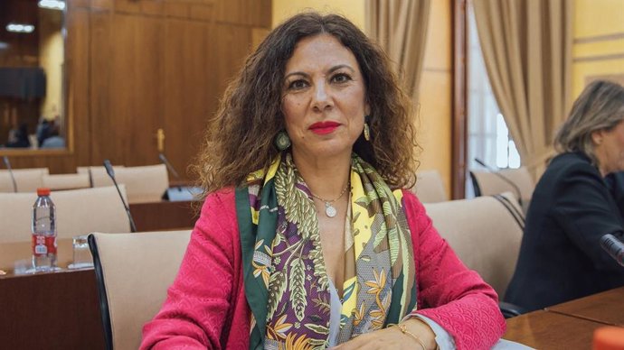 Archivo - La diputada de Vox Ana Ruiz, en una imagen de archivo en comisión. 